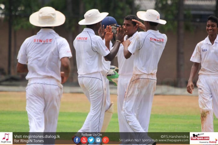 Singer U15 Schools Cricket St. Thomas college vs Nalanda and St. Sebastian v Price of Wales day 1 report