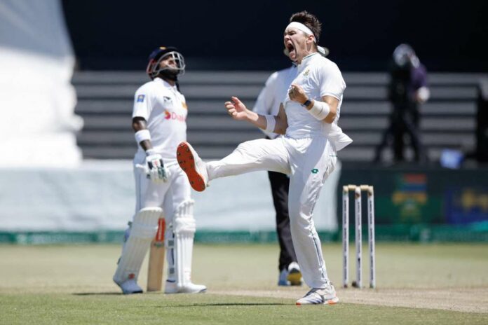 Gerald Coetzee ruled out of the second test against Sri Lanka due to an injury