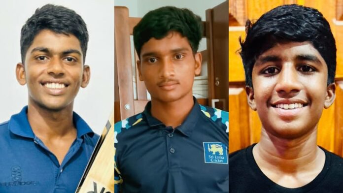 3 Jaffna players included in the SL U17 Cricket Team