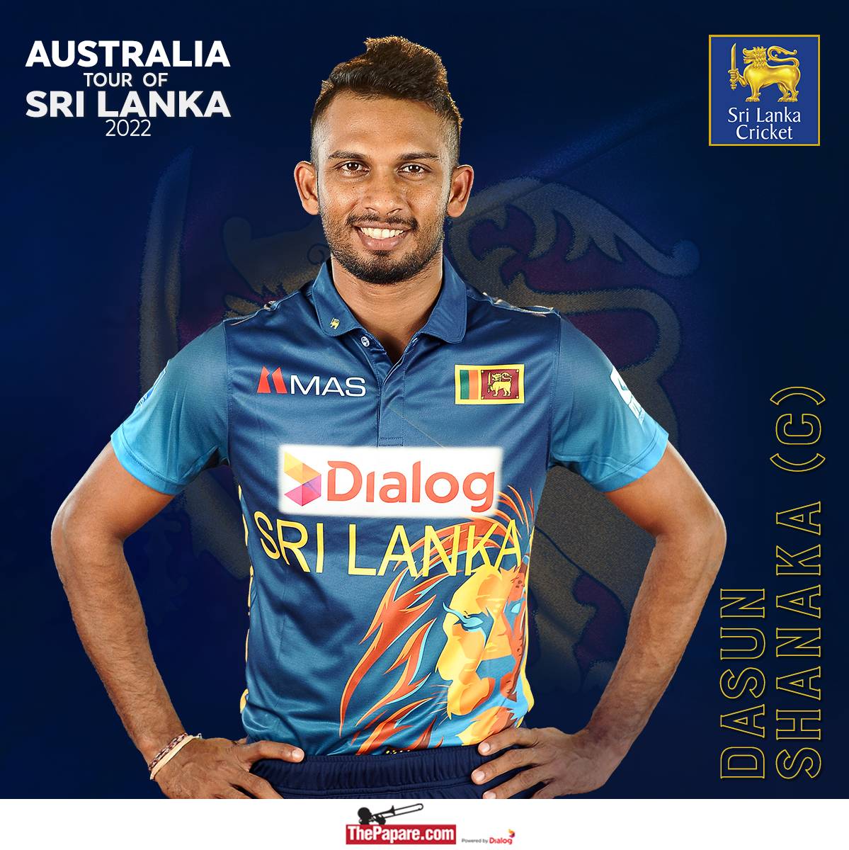 Sri Lanka Cricket 🇱🇰 on X: Sri Lanka skipper Dasun Shanaka in