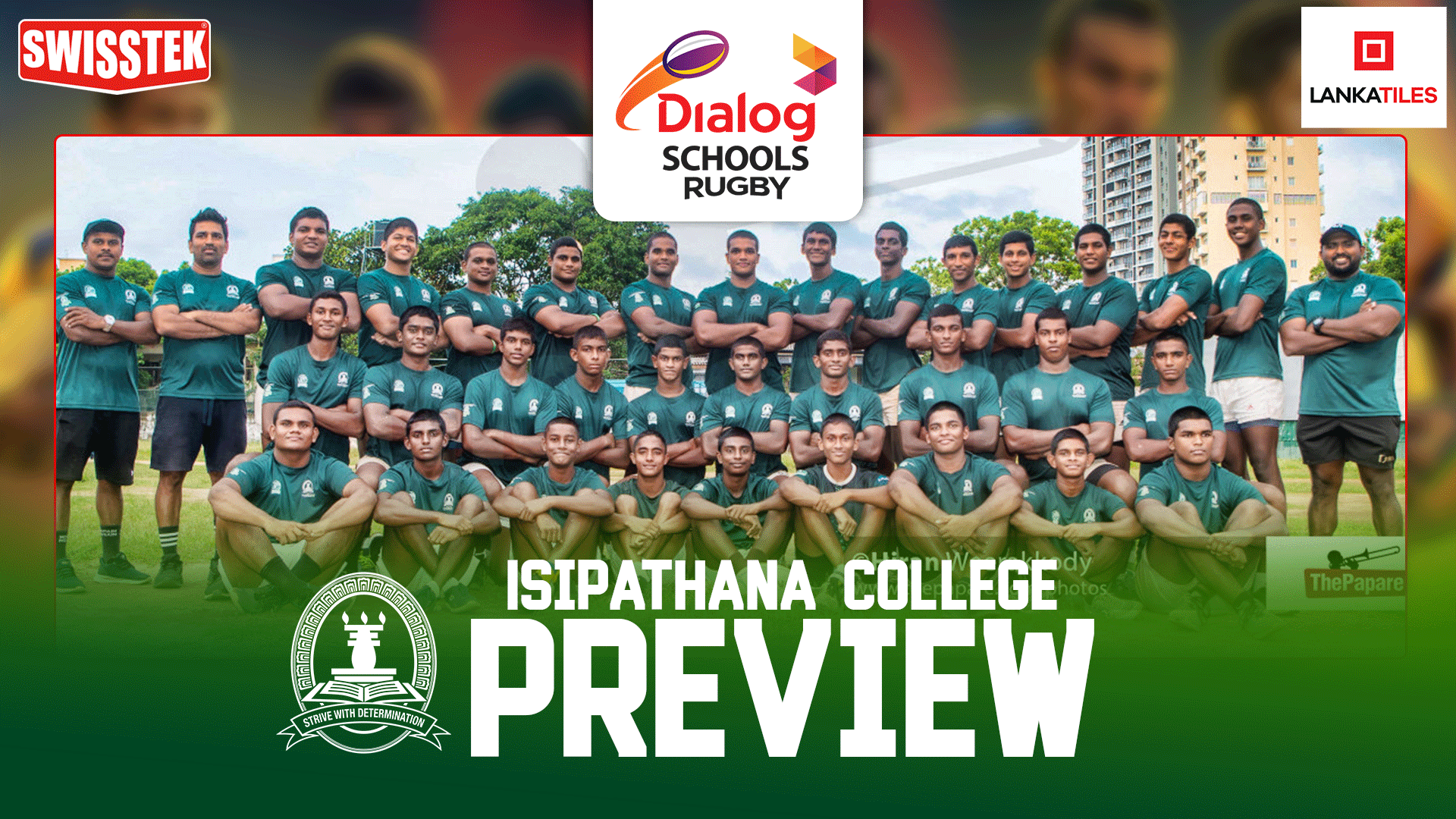 WATCH - Isipathana College - The evergreen Schools Rugby title ...