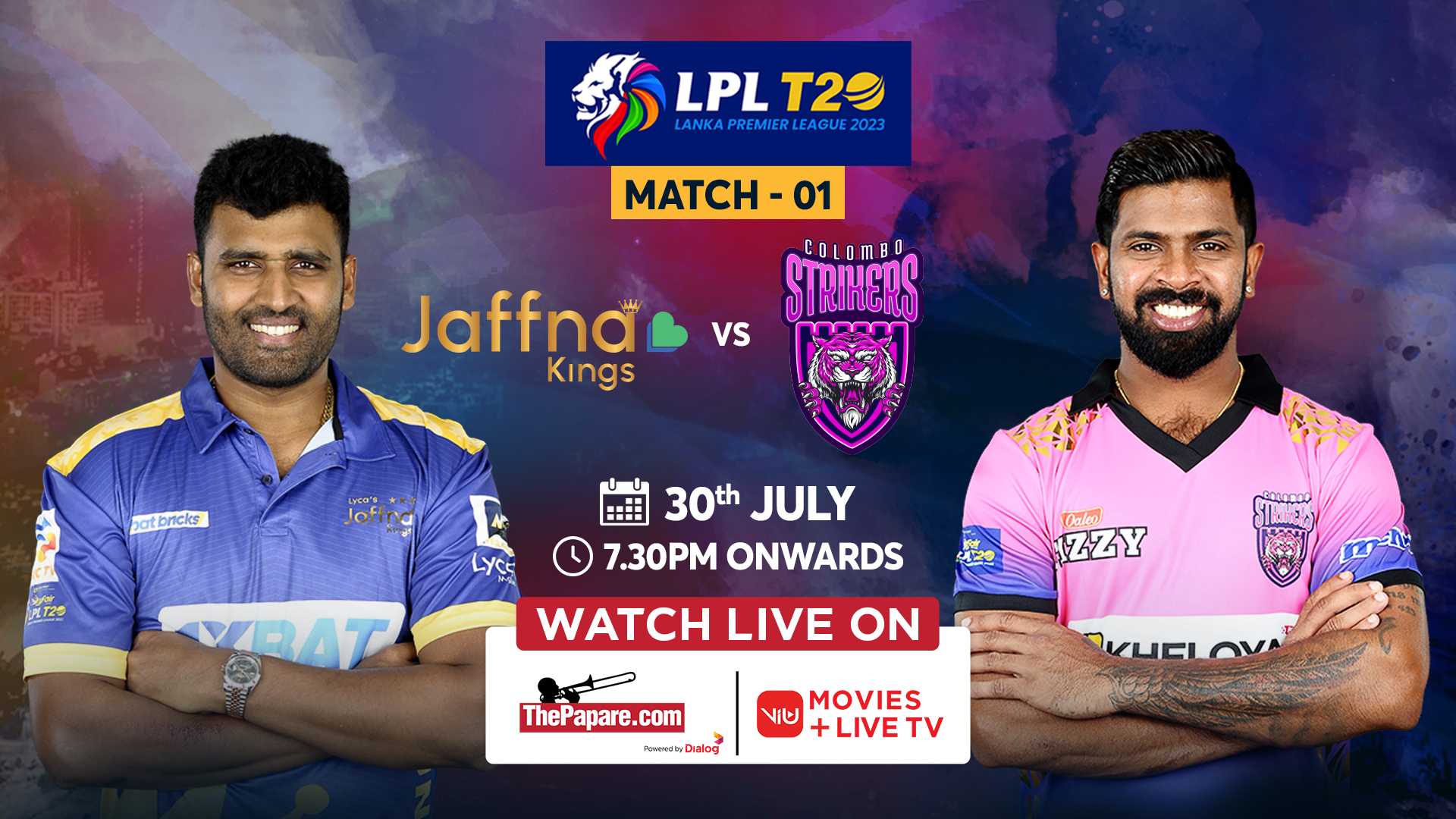 REPLAY - Jaffna Kings vs Colombo Strikers | LPL 2023 – Match 01