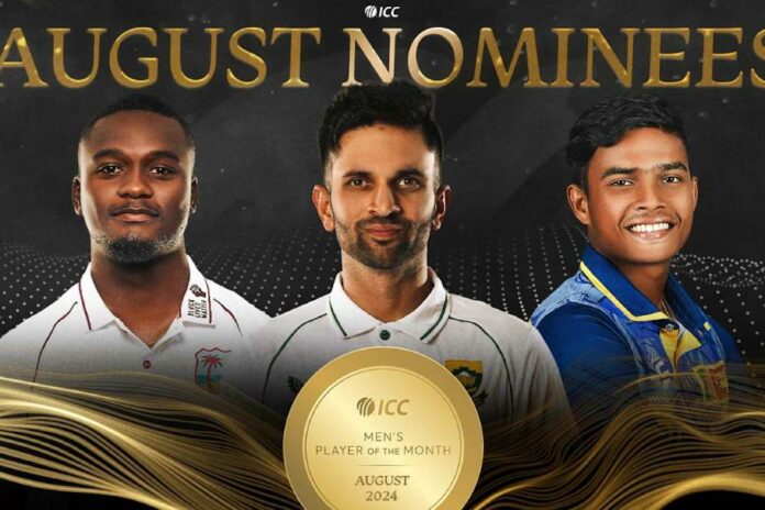 ICC Player of the Month Nominees