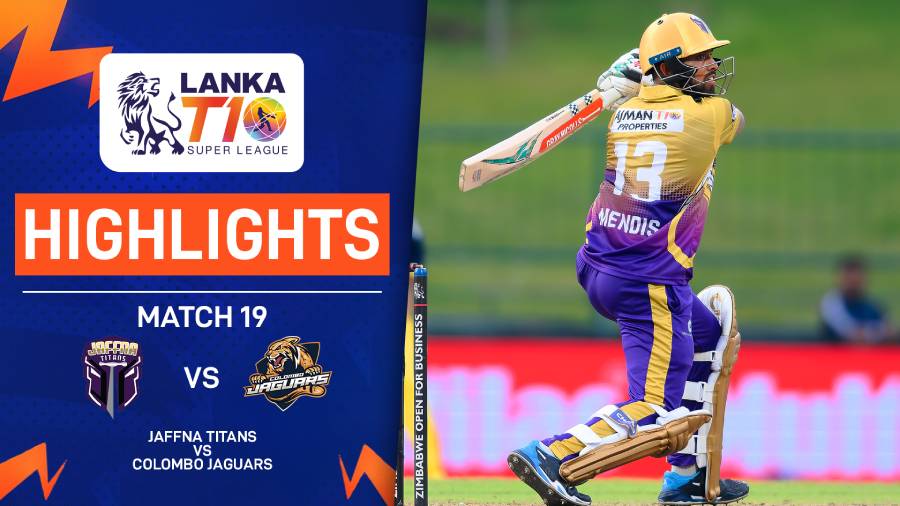 HIGHLIGHTS Lanka T10 Super League 2024 Match 19 Jaffna Titans vs