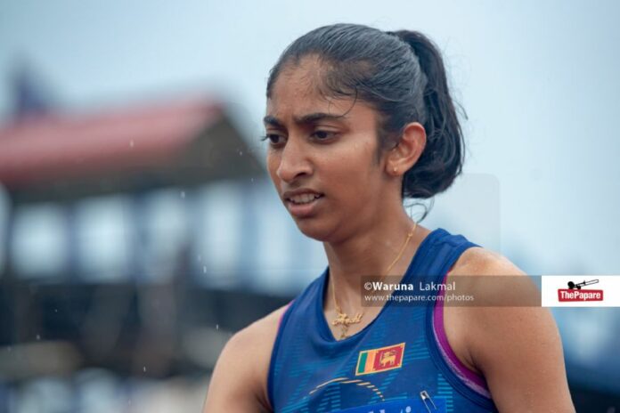 Tharushi Karunarathne placed 07th at women's 800m