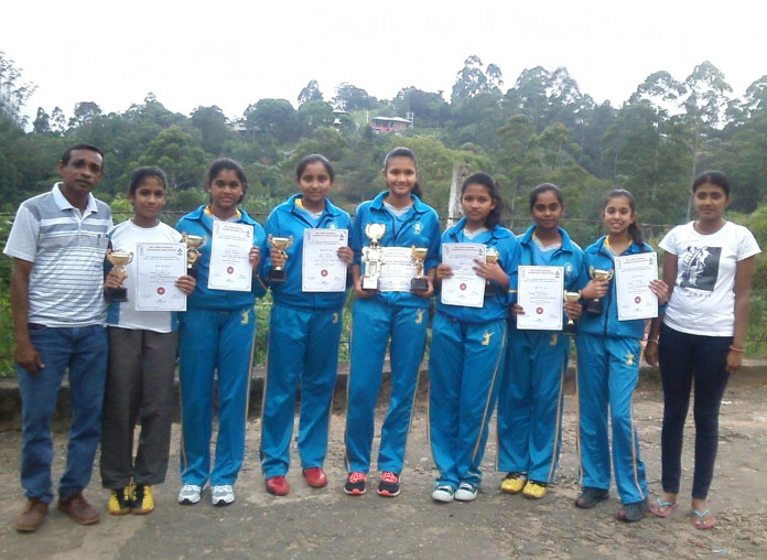 Under 16 Girls all Island Inter School B Division Champions