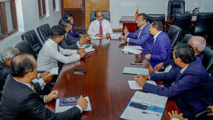 Sports Minister discussion with SLC Officials