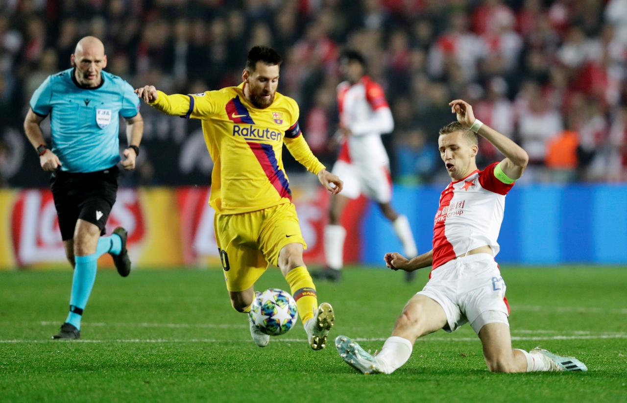 Messi leads Barcelona past Slavia Prague 2-1 in Champions League - The  Himalayan Times - Nepal's No.1 English Daily Newspaper