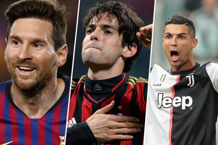 Kaka selects Messi ahead of Ronaldo